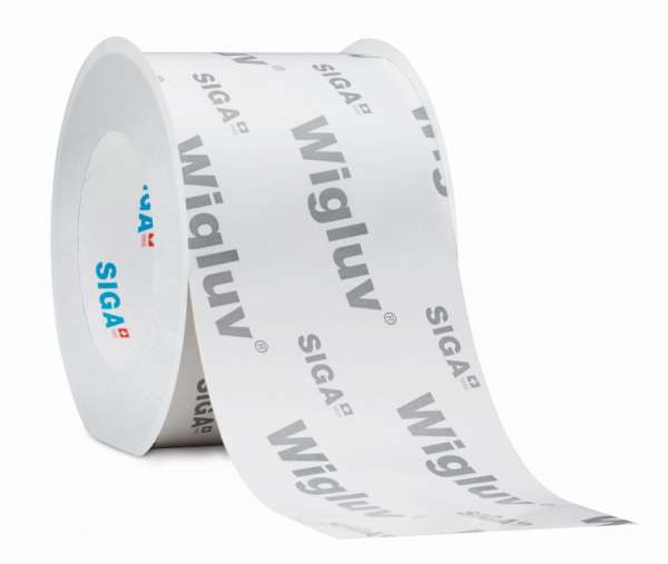 SIGA Wigluv ® 100 einseitig stark klebendes Band für Dach- und Fassadenbahnen 100mm x 25m, Rolle