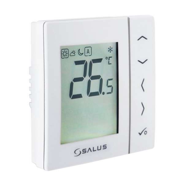 Salus VS35W Digitaler Thermostat 230 Volt Gehäusefarbe weiß 112645