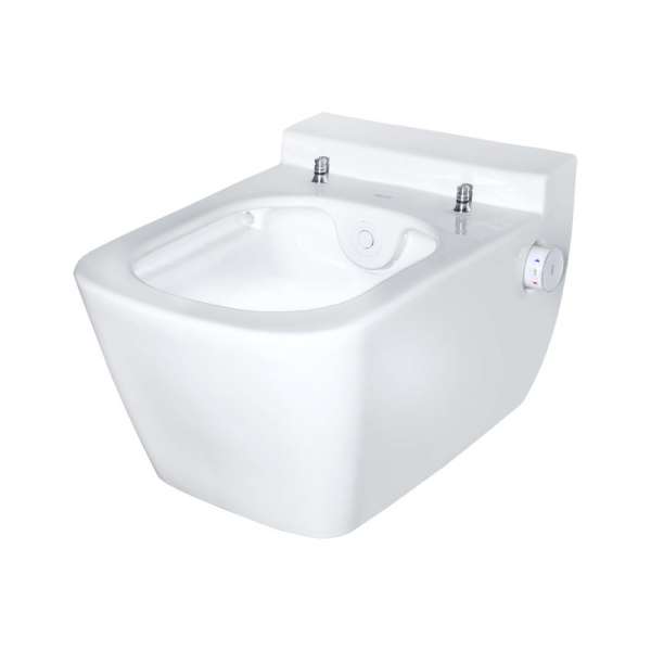 TECEone WC-Keramik mit Duschfunktion Tiefspüler, weiß 9700200