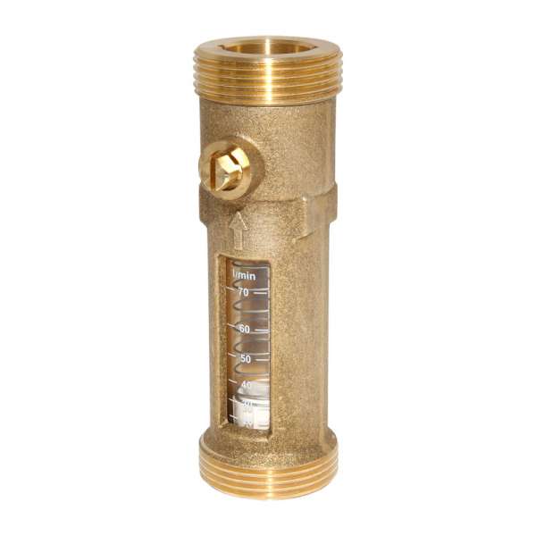 Afriso Durchflussmesser Flowmeter DFM 20-2M 20 bis 70 Liter AG1 1/4 x AG1 1/4 (Eurokonus) 80984