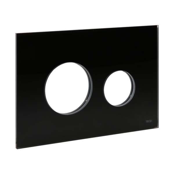 TECE Blende für TECEloop WC-Betätigungsplatte, Glas schwarz 9240674