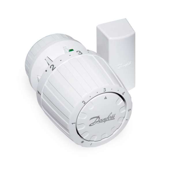 Danfoss Thermostat Typ RA 2992 Heizkörperthermostat weiß mit 2m Fernfühler Artnr. 013G2992