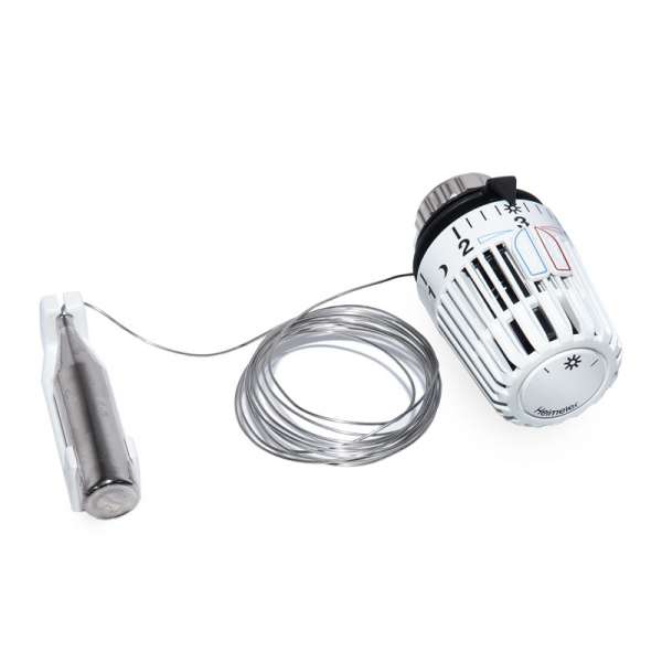 HEIMEIER Thermostat-Kopf K mit Fernfühler 2m, weiß, mit Nullstellung 7002-00.500