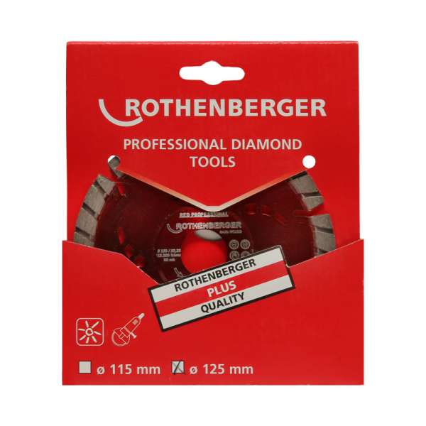 ROTHENBERGER Universal Premium Professional Diamant-Trennscheibe RED Ø 125 mm, FF11125