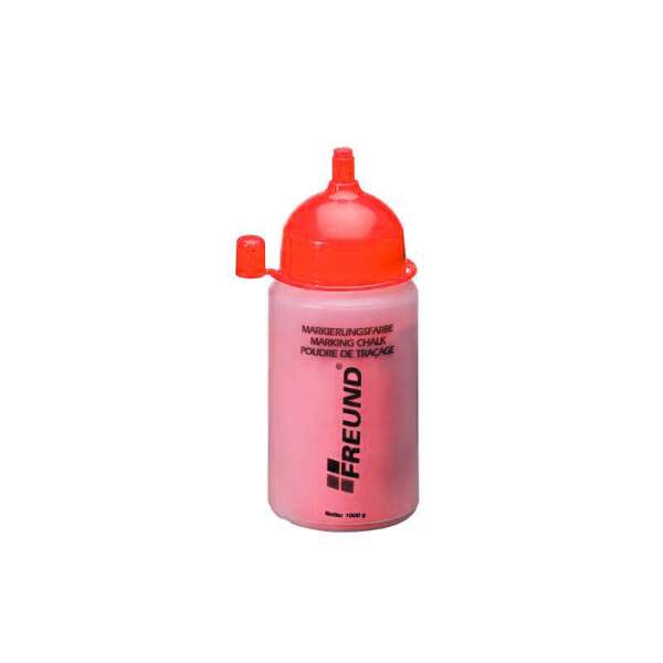 FREUND Markierungsfarbe für Schnurschlaggeräte rot, 300g Flasche 03060300