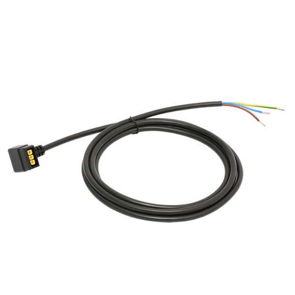 Geräteanschlusskabel mit Facon Stecker 3-polig 1m Anschlussleitung Anschlußkabel Netzkabel 1~/230