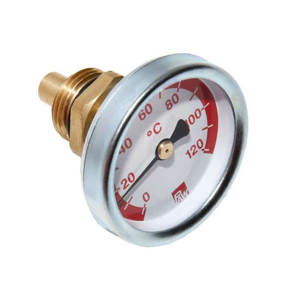 PAW Zeigerthermometer 1/2&#039;&#039; Ø50 mm mit roter Skala passend für PAW K2, K3, K5 und K7 21711