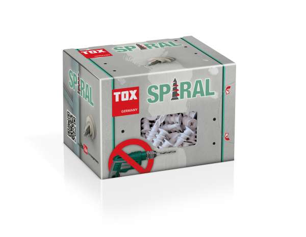 TOX Gipskartondübel Spiral 32 Kunststoff ohne Schraube, 068100231