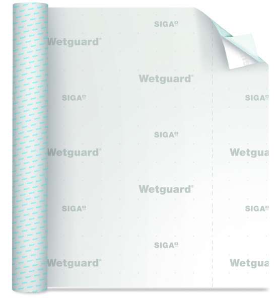 SIGA Wetguard® 200 SA 1560mm x 50m regensicher &amp; robuster, vollflächig selbstklebender Feuchteschutz