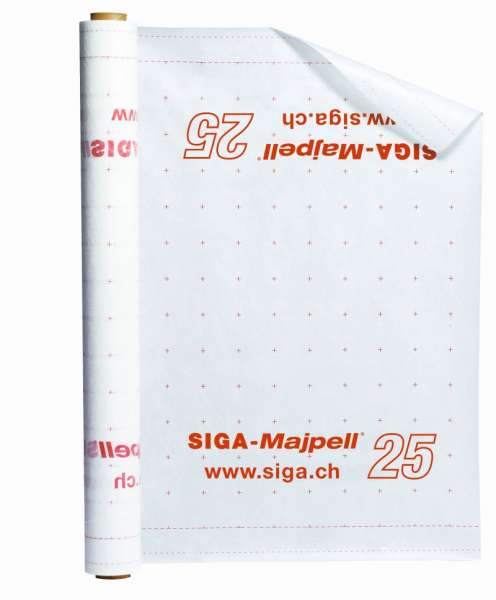 SIGA- Majpell ® 25 diffusionsfähige Dampfbremse 1.5m x 50m, 75m²
