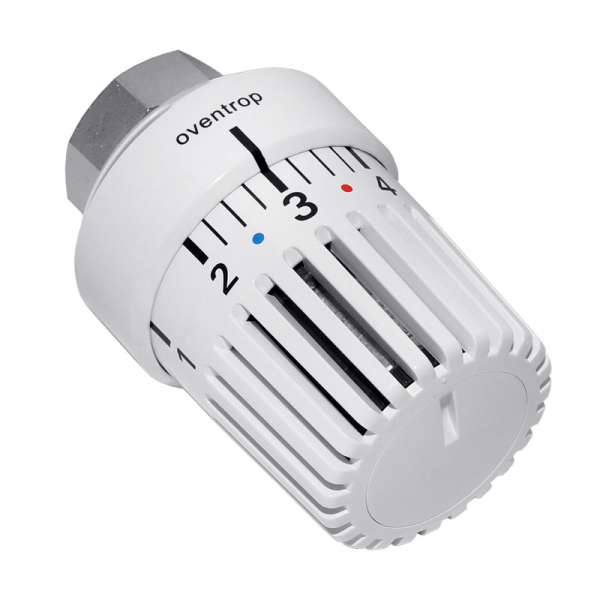 Oventrop Thermostat &#039;&#039;Uni LH&#039;&#039;7-28 C, 0 * 1-5, Flüssig-Fühler M 30x1,5 weiß 1011465