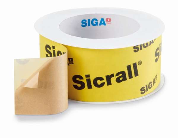 SIGA Sicrall ® 60 einseitig klebendes Profiband mit extremer Haftungskraft 60mm x 15m, 10 Rollen