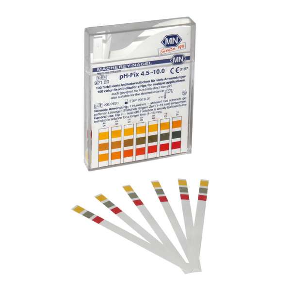 Grünbeck Wasserprüfeinrichtung Bestimmung pH-Wert 4,5 bis 10 pH 100 Teststreifen 17016