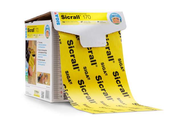 SIGA Sicrall ® 170 einseitig klebendes Profiband mit extremer Haftungskraft 170mmx40m, Rolle