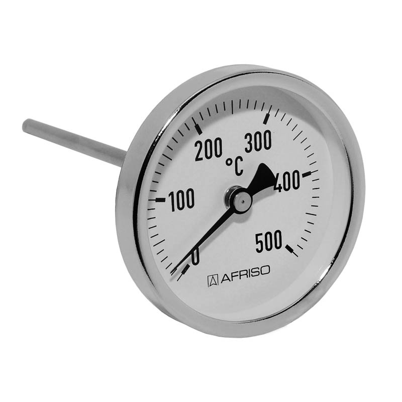 500 °C Rauchgas Abgas Thermometer Rauchgasthermometer 30 cm Abgasthermometer